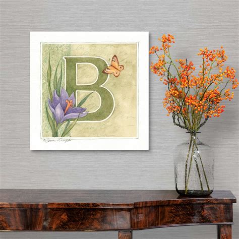 Monogram B Wall Art, Canvas Prints, Framed Prints, Wall Peels | Great Big Canvas