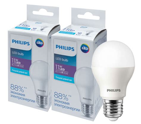 Светодиодная лампа Philips Ecohome LED Bulb 11W E27 6500K 1PF/20RCA ...
