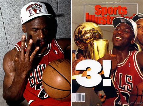 Michael Jordan Leads Bulls To First Three Peat