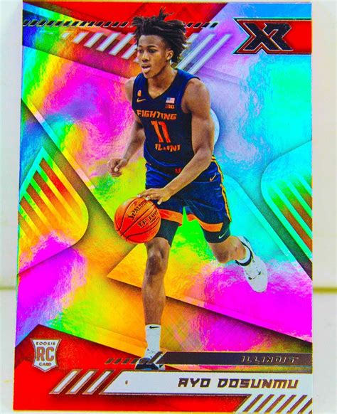 Ayo Dosunmu RC 2021 Chronicles Draft Picks XR Silver Refractor Rookie