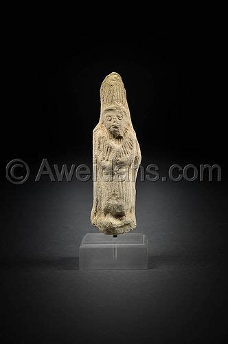 Mesopotamian, Babylonian figure of a stand worshipper, 1800 BC (item ...