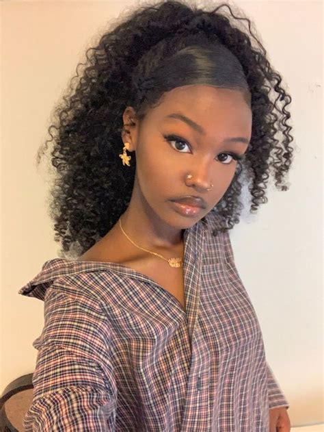 Pin By 𝖕𝖍𝖊́ On Black Excellence Curly Girl Hairstyles Curly Hair