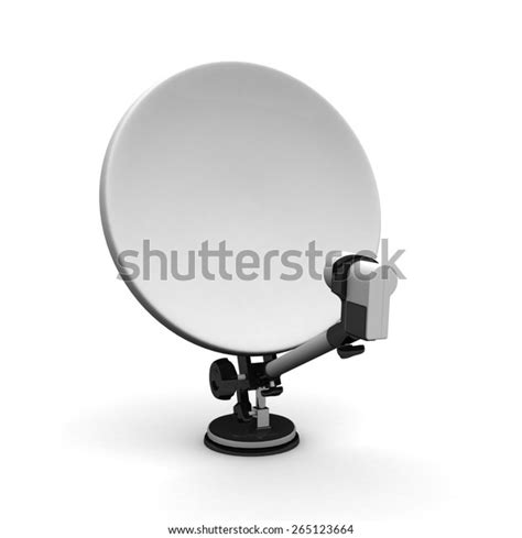 Satellite Dish Antenna 3d Illustration Stock Illustration 265123664