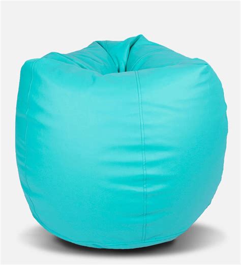 Buy Classic XXXL Bean Bag With Beans In Teal Colour At 48 OFF By Orka