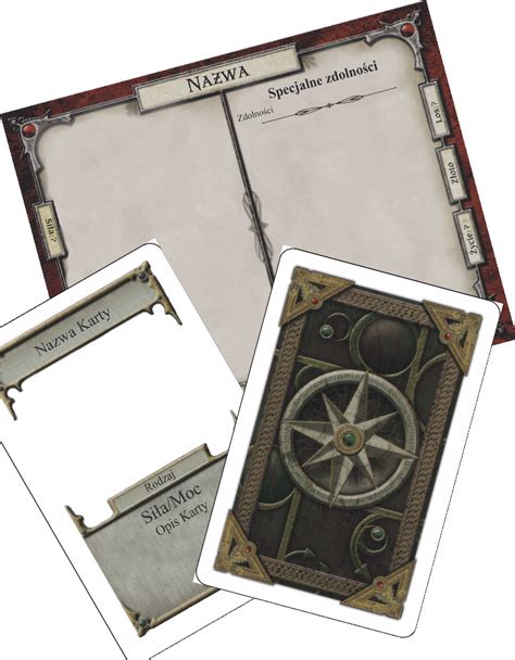 Talisman Magia I Miecz Szablony Kart Portal Gier Planszowych