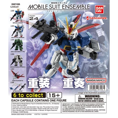 Gundam Mobile Suit Ensemble 24 New Gashapon Us Official