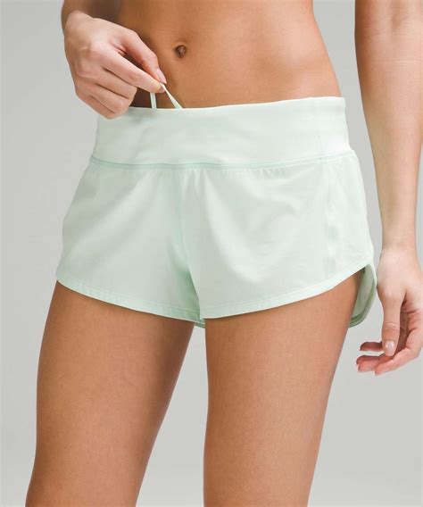 Lululemon Speed Up Low Rise Lined Short Mint Moment Lulu Fanatics