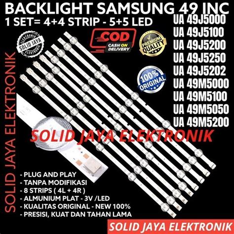 Jual BACKLIGHT SAMSUNG UA 49M5000 49M5100 AK LAMPU LED BL UA49M5000AK