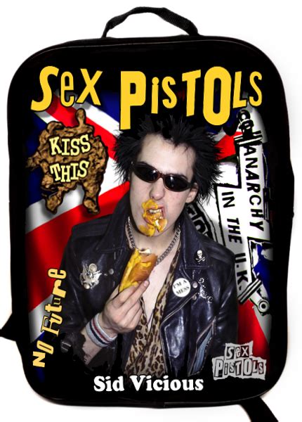 Портфель ранец Sex Pistols Sid Vicious текстильный ПРЦ купить в интернет магазине RockBunker ru