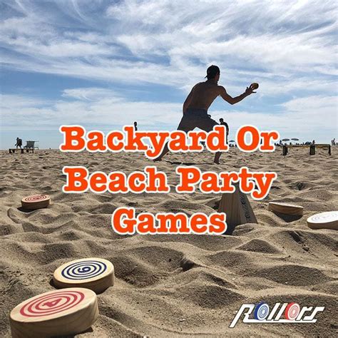 Backyard Or Beach Party Games Rollors Outdoor Yard Game