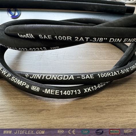 1 2 Inch Hydraulic Rubber Hose With Steel Wire Braids SAE 100 R1