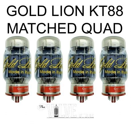 Genalex Gold Lion Kt Matched Quad Valves Tubes Melbourne Australia