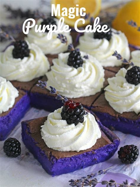 Magic Purple Cake Sweet And Savory Meals