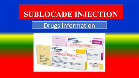 Sublocade Injection Generic Name Drug Class Brande Name