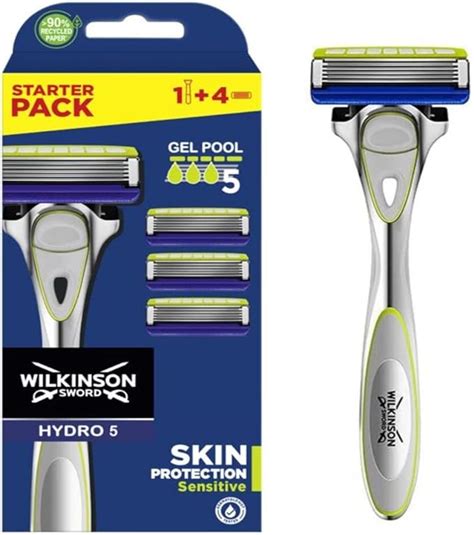 Wilkinson Sword Hydro Sensitive Skin Rasoir Lames Pour Homme Pack