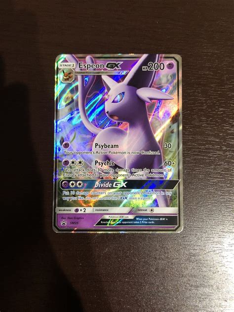 Espeon GX SM35 Pokémon TCG Black Star Promo Ultra Rate Full Art Holo