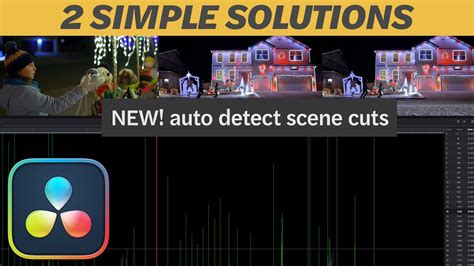 Detect Scene Cuts Automatically DaVinci Resolve 17 Tutorial YouTube