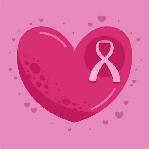 Premium Vector Breast Cancer Heart