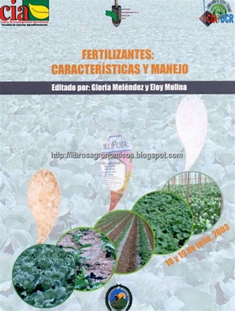 Fertilizantes Características y manejo Libros Agronómicos