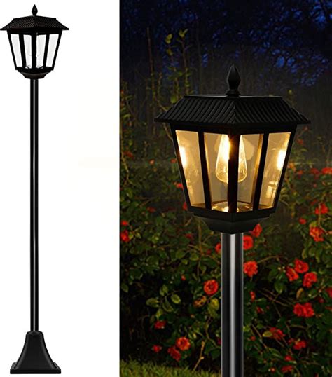 Maggift Inch Solar Lamp Post Lights Lumen Solar Powered Vintage