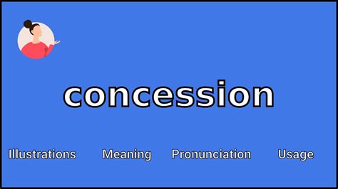 CONCESSION - Meaning and Pronunciation - YouTube