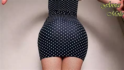 PAWG In Sexy Tight Dress Spanked Her Ass And Sensually Fucked On A Ribbed Dildo XHamster