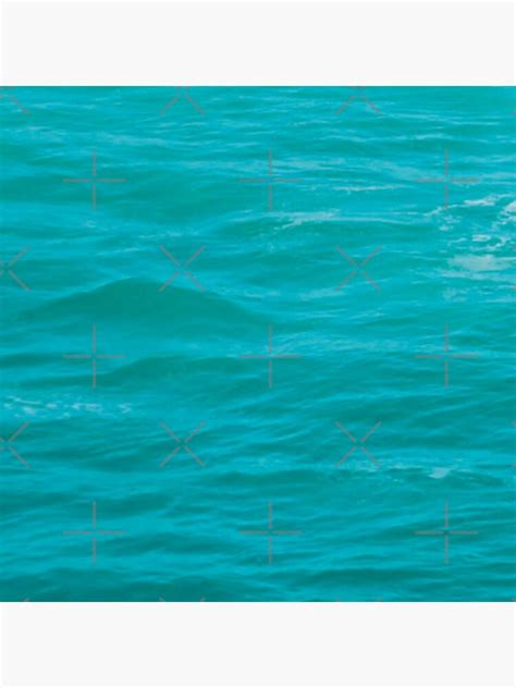 Blue Ocean Waves Sticker For Sale By Kushwah Redbubble