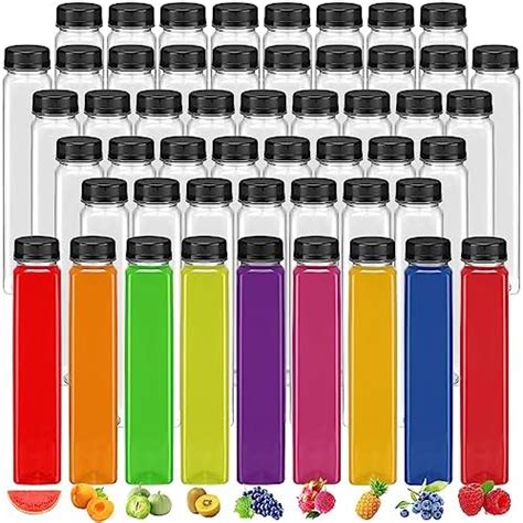 Amazon DECADORN 12oz Plastic Bottles With Caps 36 Pack Plastic