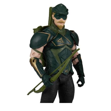 Injustice Page Punchers Green Arrow Figure With Comic