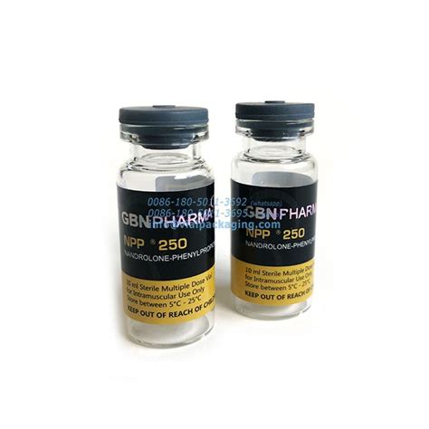 Vpvl 34 Mast E Injection Vial Label With Holographic Vial Packaging