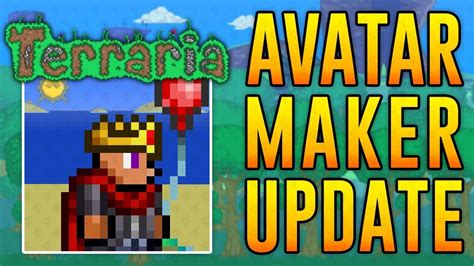 Terraria Avatar Maker Huge Update Download Your Character Youtube