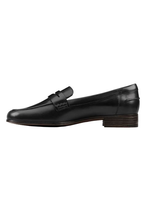 Clarks Slip Ons Black Leatherblack Zalando