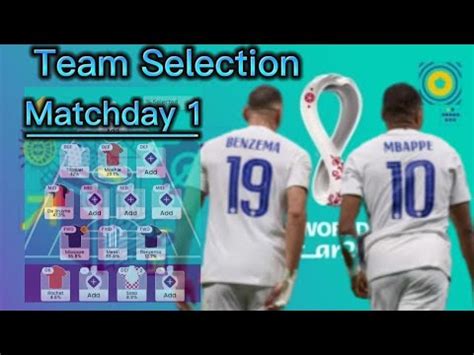 Matchday Fifa World Cup Fantasy Qatar Youtube