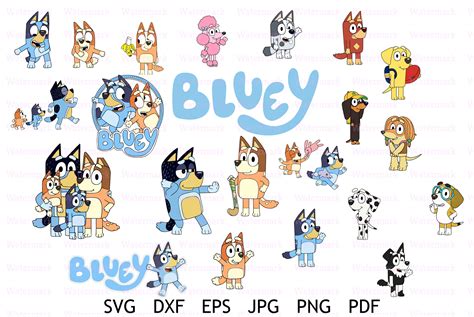 Bluey Bluey Friends Svg Dxf Eps Pdf Png Cricut Cutting File Etsy | The Best Porn Website