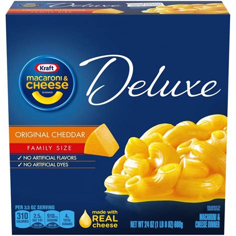 Kraft Deluxe Original Cheddar Macaroni And Cheese Dinner Reviews 2022