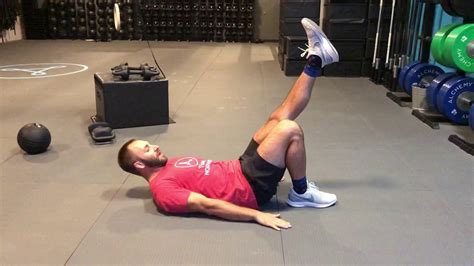 Single Leg Glute Bridge Hold Youtube