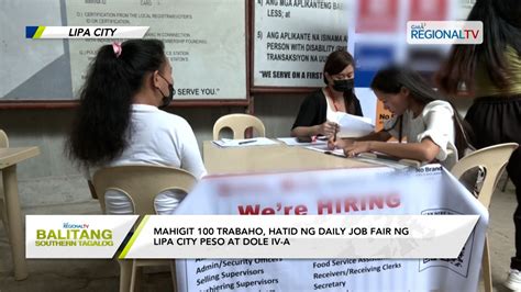 Balitang Southern Tagalog May Trabaho Ka Kapuso Balitang Southern