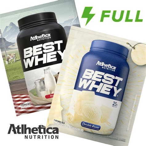 Best Whey Sachê Dose Única Sabores Atlhetica Nutrition Mercado Livre