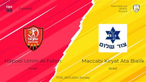 Hapoel Umm Al Fahm Vs Maccabi Kiryat Ata Bialik At Israel