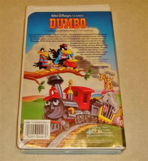 Walt Disney Classic Dumbo Vhs Black Diamond The Classics Erstaufnahme