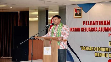 Hadiri Pelantikan DPW Alumni IKIP PGRI Farhan Yakin Akan Berikan