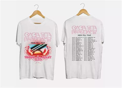 Cage The Elephant Neon Pill Tour 2024 Shirt Cage The Elephant 2024