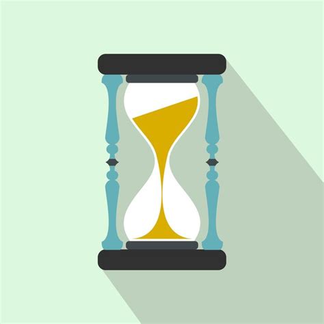 Icono De Reloj En Estilo Plano Para Cualquier Dise O Vector Premium