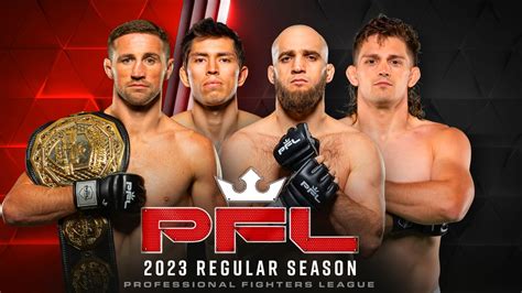 2023 Pfl Regular Season Featherweights And Light Heavyweights Main Card