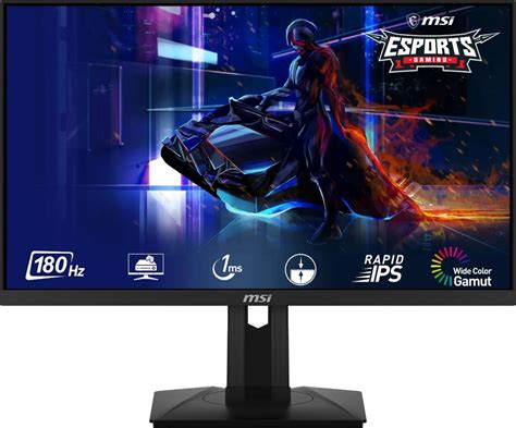 24 Msi G244pf E2 Gaming Monitor Fekete