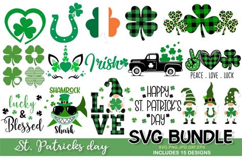 Clip Art Art And Collectibles St Patricks Svg Bundle Cricut Saint