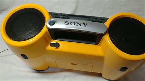 Sony Cfd 980 Am Fm Cd Cassette Corder Mega Bass Boom Box Youtube