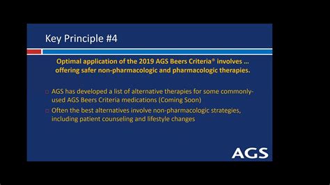 Encouraging Application Of The Ags Beers Criteria To Patient Cases