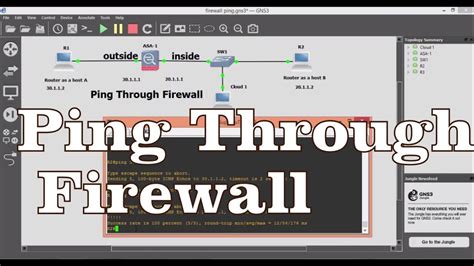 Ping Through Firewall Allow ICMP Inspect ICMP GNS3 YouTube