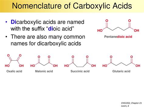 Naming Carboxylic Acids IUPAC Nomenclature Organic 49 OFF